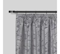 Diamante - Matt Black Extendable Curtain Pole with Rings and Pair of End Finials - 1.2 - 2.1m - Emma Barclay | TJ Hughes