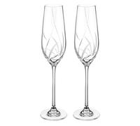 Diamante Meadow Collection Champagne Flutes - Set of 2