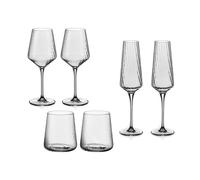 Diamante Mirage Wedding Bundle - 6 Glasses