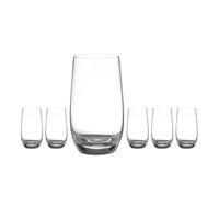 Diamante Moda Highball Glasses - Set of 6 - Made From Premium Lead Free Crystal Glass