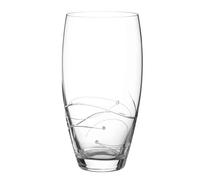 Diamante Spiral Crystal Vase Adorned with Swarovski® Crystals - 26cm - Made From Premium Lead Free Crystal Glass