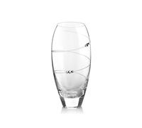 DIAMANTE Swarovski Bud Vase 'Swirl' - Hand Crafted with Swarovski Crystals | Bud Vase, Hand Crafted Swirl, Swarovski Crystals, 18cm, Gift Packed, Small Crystal Vase