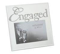 Diamante Writing Engagement Glass Photo Frame 7.5" x 7.5" FG492EN