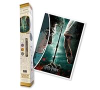 DIAMANTINY Harry Potter - Wizarding Art Big The Deathly Hallows - Mosaic Maker, Activity Crystal Art, Diamond Painting, 1 Canvas 50 x 70 cm, Multicoloured, 21052