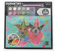 DIAMANTINY Level Up - Pets - Nice Group Creative Art, Diamond Painting Kit, Create Pets Birthday Mosaic