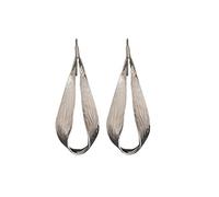 DIAMANTIO Trendy Twisted Metal Drop Earrings for Women - Lightweight Geometric Statement Dangle Earrings, Fashion Jewelry for Parties, Weddings & Special Occasions