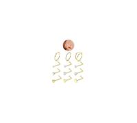 Diamday 18G Nose Rings Hoops Hypoallergenic Surgical Steel L-Shape Nose Stud Double Nose Piercing Jewellery Gold Silver Nose Studs for Women, Helix Tragus Hoop Piercing Jewelry, Pack of 12 Pieces