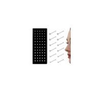 Diamday 60pcs Nose Studs Nose Rings Piercing Pin Body Jewelry 20G for Women Men Surgical Steel Straight Nose Rings Pack Small Tiny Tragus Stud Nose Jewelry Flat Back 1.5mm 2mm 2.5mm