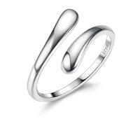Diamday 925 Sterling Silver Ring for Women | Adjustable Silver Ring | Hypoallergenic Chunky Thumb Rings | Stackable Finger Band Statement Rings| Perfect Jewelry Gift for Her1