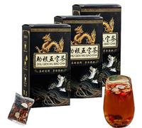 Diameleo Ginseng Five Treasures Tea - Kidney Tea for Men, Liver and Kidney Care, Increase Energy (3pcs)