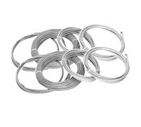 Diameter 0.5-3mm 5/10m stainles steel wire rope with a of 7 * 7 structure soft fishing cable lifting rope pull drying rack wire rop for Garden Climbing Plants, Picture Hanging,Clothe(3millimetrex5M)