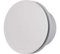 Diameter 150 mm White Bathroom Fan with Timer and Humidity Sensor - Fan with Ball Bearing - Fan for Efficient Ventilation in the Bathroom Kitchen Toilet