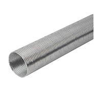 Diameter 160 mm (6'') Length 3 m (118'') Aluminium Flexible Pipe Aluminium Flexible Hose Ventilation Pipe