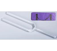 Diameter 20mm Chakra Quartz Crystal Tuning Fork, SInging Fork with Carrying Case & Striker, Healing Musical Instrument for Healing Balancing Subtle Energy(F NOTE,432Hz)