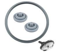 Diameter 22 cm Sealing Ring Pressure Cooker for WMF, Silicone Sealing Ring Replacement Parts for WMF Perfect/Perfect Plus 3L, 4.5L, 6.5L, 8.5L, and 2 Cooking Signal Seal for Pressure Cooker Lid (3