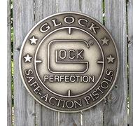 Diameter 30CM/12Inch Retro Metal tin Sign Classic Round Glock Perfection Safe ActionRound Print Not Carved Sign Funny Home Cave Garage bar Wall Decoration Vintage Metal Sign