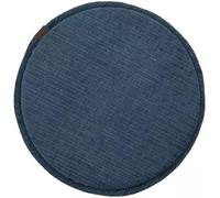 Diameter 30CM/33CM/35CM/40CM/45CM Round Stool Chair Cushions, 1/2/4 Packs Round Seat Cushions High Stool Chair Pads/Bar Chair Cushion With Ties(Dark blue,33cm(1pack))