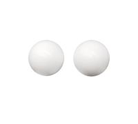 Diameter 3mm - 63mm PTFE Spheres PTFE Ball Diaphragm Pumps Seal Balls Valve Balls White (45mm,2 pcs)
