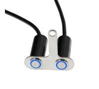 Diameter 7mm Motorcycle Switch Fog Light Horn Start Kill Handlebar Adjustable Mount Waterproof Switches Button Stainless Steel Motorbike Parts Motorcycle killer switch