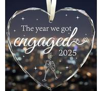 Diameter 8cm Engagement Gifts for Couples, Heart Acrylic Keepsake, Wedding Decor, Love Token, Personalized Present, Keepsake Ornament, Romantic Decor