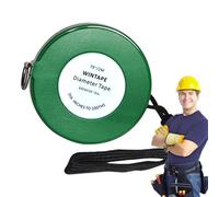 Diameter Circumference Tape Measure Imperial Metric Measuring Circumference | Tape Measurer for Measuring Tree, Log, Pipe, Pole, Barrel, Body Girth, Branches, Ducts, Columns, Tanks, Conta