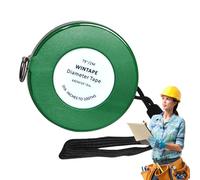 Diameter Measuring Tape | Pipe Measuring Tape For Circular Objects | Tree Tape With Imperial & Metric Units, Professional Pipefitter Tools, Pocket Rolling Tape Measure For, Workshop