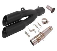 Diameter Slip Exhaust Pipe For NC700 NC700X NC750 NC750X NC750S 2012-2023 Motorcycle Escape Middle Link Muffler DB Killer Exhaust Pipe(A)
