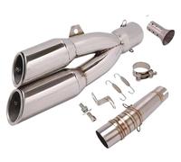 Diameter Slip Exhaust Pipe For NC700 NC700X NC750 NC750X NC750S 2012-2023 Motorcycle Escape Middle Link Muffler DB Killer Exhaust Pipe(B)