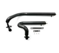 Diameter Slip Exhaust Pipe For Y&amaha For V Star 650 XVS650 XVS400 DS650 400 650A For Drag Star 400 650 Motorcycle Silencer Mufflers Drag Exhaust Pipe(Black)