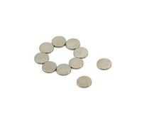 Diametrically Magnetised N42 Neodymium Magnet for Reed Switches, Rack and Pinions, Shafts and to Provide Rotational movement - 8mm dia x 1mm thick - Pack of 10