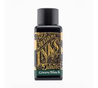 Diamine Bottle Ink, Green/Black, 30ml