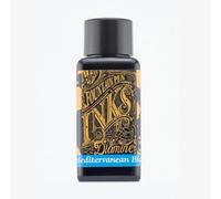 Diamine 30ml Mediterranean Blue fountain pen ink bottle