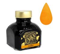 Diamine 80ml Amber fountain pen ink bottle