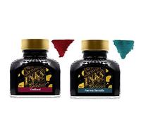 Diamine - 80ml Fountain Pen Ink 2 Pack - Oxblood & Aurora Borealis