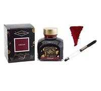 Diamine - 80ml Fountain Pen Ink with Schmidt K5 Standard International Converter - Oxblood