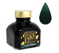 Diamine 80ml Green Ink for Fountain & Dip Pens - Assorted Shades of Green ink