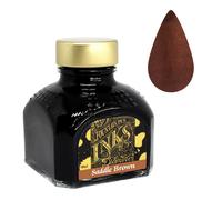 Diamine 80ml Saddle Brown fountain pen ink bottle