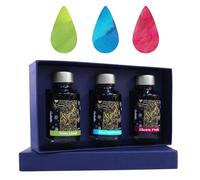 Diamine Christmas Colletion Ink Bottles 50ml with Sparkly Shimmer/Glitter Ink Gift for Colleagues, Family & Friends Stationery Lovers! (Bold Collection)