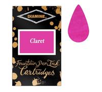 Diamine Claret fountain pen ink cartridges 18 PACK