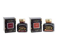 Diamine Fountain Pen Ink 80ml - Oxblood & Ancient Copper - 2 Pack