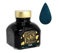 Diamine Fountain Pen Ink Bottle, 80ml, Teal