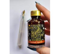 Diamine Fountain Pen Ink - Caramel Sparkle - Shimmering - 50ml