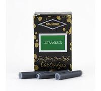Diamine fountain pen ink cartridges (18 PACK) - Ultra Green