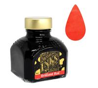 Diamine Glass Bottled Ink (80ml) For Fountain Pens - Pinks / Reds