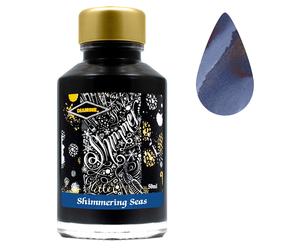 Diamine Glass Bottled Shimmer "Glitter" Ink 50ml For Fountain Pens - 40 Colours