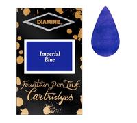 Diamine Imperial Blue fountain pen ink cartridges 18 PACK
