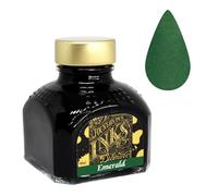 Diamine Ink Bottles - Choose Colour & Bottle Size 80ml/250ml/500ml, Perfect for Artists, Writers, Schools, Large Workplaces (80ml, Emerald)