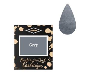 Diamine Ink Cartridges 6's Small Grey (SML 6 Pack)