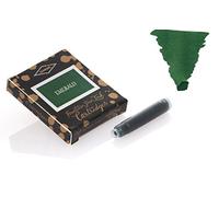 Diamine Ink Cartridges 6's Small International Size Emerald