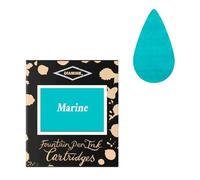 Diamine Ink Cartridges 6's Small Marine (SML 6 Pack)